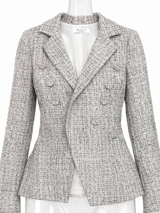Bailey 44 Jackets & Blazers - Bailey 44 tweed white and black buttoned jacket in excellent used condition